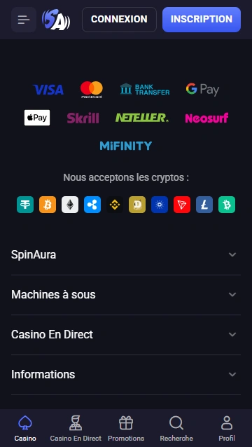 Un Regard de Plateforme du SpinAura Casino avec Avis Fiable